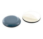 Patin glisseur  P.T.F.E - D40 mm - adhésif - gris - lot de 4