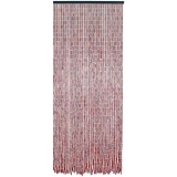 Rideau de porte en bambou et perles de bois - 200x90 cm