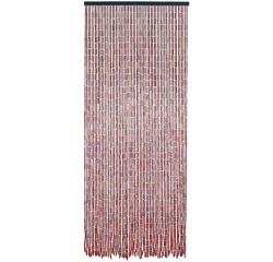 Rideau de porte en bambou et perles de bois - 200x90 cm