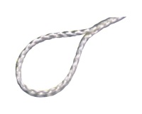 Corde polypropylène tressé - 10 mm x 5 m - blanc - lot de 2