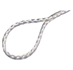 Corde polypropylène tressé - 10 mm x 5 m - blanc - lot de 2