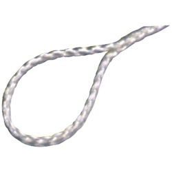 Corde polypropylène tressé - 10 mm x 5 m - blanc - lot de 2