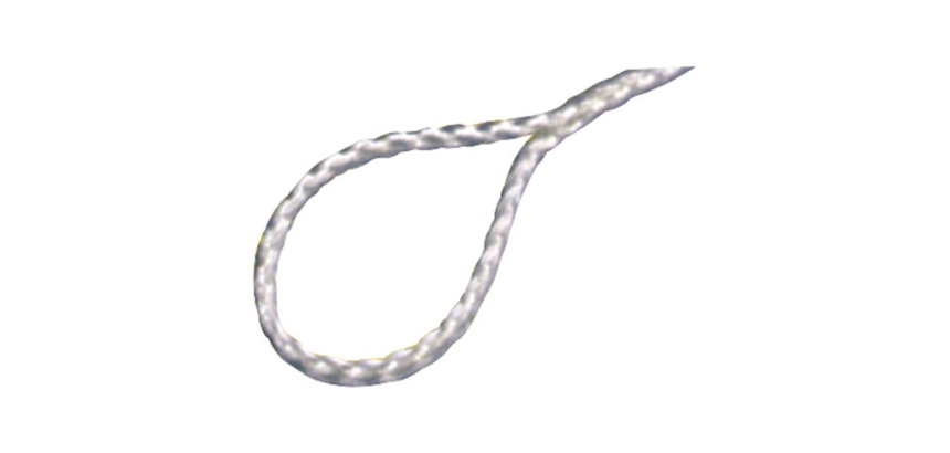 Corde polypropylène tressé - 10 mm x 5 m - blanc - lot de 2