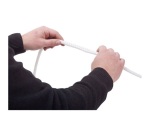 Corde polypropylène tressé - 10 mm x 5 m - blanc - lot de 2