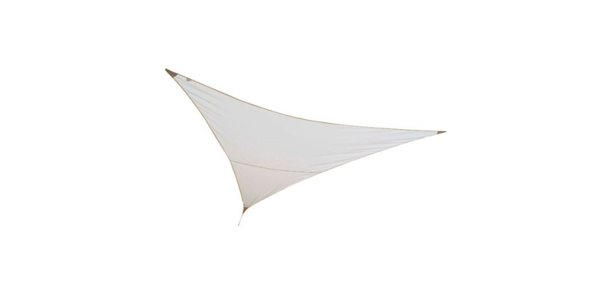 Voile d'ombrage - triangulaire- First - 3 x 3 m - sable