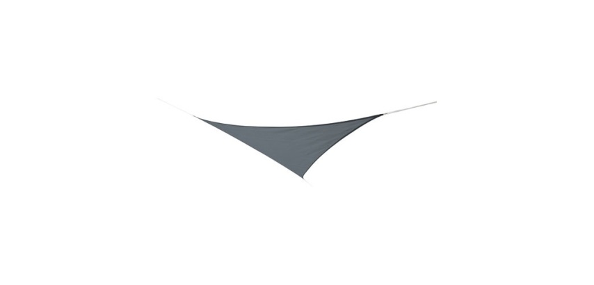Voile d'ombrage - triangulaire - Austral - 5 x 5 m - ardoise