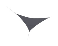 Voile d'ombrage triangulaire First 3 x 3 m ardoise