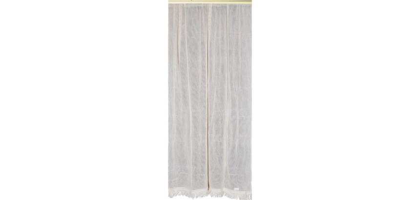 Rideau de porte - Moustiquaire Avignon en coton 140 x 225 cm, écru