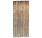 Rideau de porte Acajou en bambou 90 x 200 cm