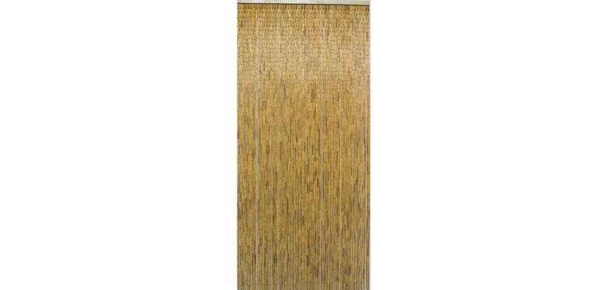 Rideau de porte Naturel en bambou 90 x 200 cm