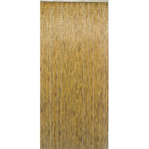 Rideau de porte Naturel en bambou 90 x 200 cm