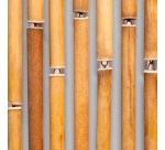 Rideau de porte Naturel en bambou 90 x 200 cm