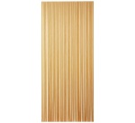 Rideau de porte Tahiti PVC 90x200 cm - brun, beige