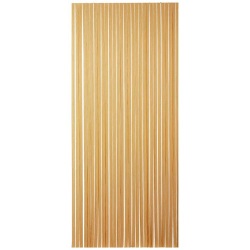Rideau de porte Tahiti PVC 90x200 cm - brun, beige