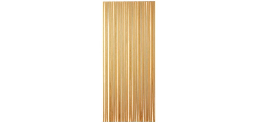 Rideau de porte Tahiti PVC 90x200 cm - brun, beige