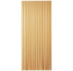 Rideau de porte Tahiti PVC 90x220 cm - brun, beige
