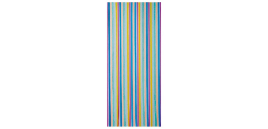 Rideau de porte Tahiti PVC 90x200 cm - multicolore