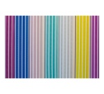 Rideau de porte Tahiti PVC 90x200 cm - multicolore