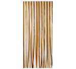 Rideau de porte en polyéthylène - Antilles - 90x200 cm - brun et beige