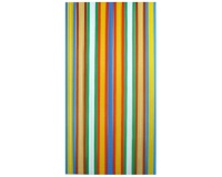 Rideau de porte Antilles en polyéthylène - 90x220 cm - multicolore