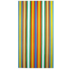 Rideau de porte Antilles en polyéthylène - 90x220 cm - multicolore