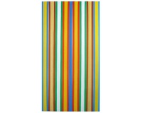 Rideau de porte Antilles polyéthylène 120x220 cm - multicolore