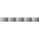 Rideau de porte Antilles polyéthylène 90x220 cm - gris, blanc