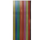 Rideau de porte lanières plastiques Antilles little - 90 x 220 cm