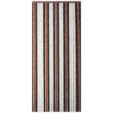 Rideau de porte Florence chenilles 90x220 cm - beige, bronze, brun