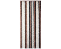 Rideau de porte Florence chenilles 90x220 cm - beige, bronze, brun