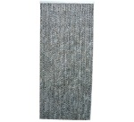 Rideau de porte Flash chenilles 90x220 cm - gris