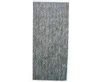 Rideau de porte Flash chenilles 90x220 cm - gris