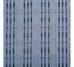 Rideau de porte à lanières Olivia 90 x 220 cm, ambre et miel translucide