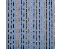 Rideau de porte Olivia - 90x220 cm - ambre et miel translucide