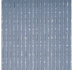 Rideau de porte à lanières Olivia 90 x 220 cm, cristal