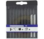 Lame de scie sauteuse - Essential - spécial bois - fixation en U - coffret