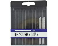 Lame de scie sauteuse - Essential - spécial bois - fixation en U - coffret