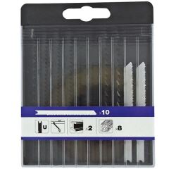 Lame de scie sauteuse - Essential - spécial bois - fixation en U - coffret