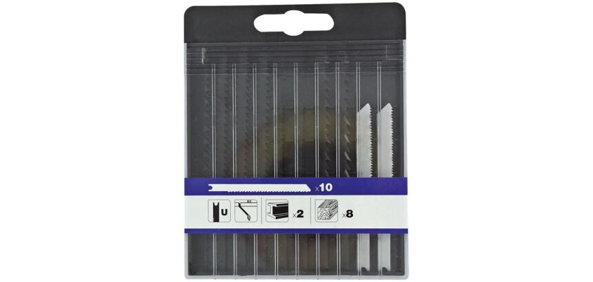 Lame de scie sauteuse - Essential - spécial bois - fixation en U - coffret