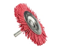 Brosse circulaire - Essential - fil nylon rouge - spécial bois - GR80 - D : 75 mm
