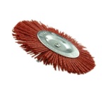 Brosse circulaire - Essential - fil nylon rouge - spécial bois - GR80 - D : 100 mm