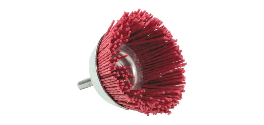 Brosse coupe - Essential - fil nylon rouge - spécial bois - GR80 - D : 65 mm