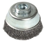 Brosse - coupe - fil acier ondulé - spécial décapage du métal - alésage M14
