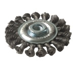 Brosse circulaire - Essential - fil acier torsadé - métal - alésage M14 - D : 95 mm