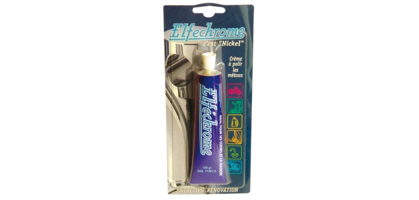 Crème à polir métaux - Elfechrome - tube - 100g