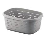 Panier à linge - Signature - 48 L - gris