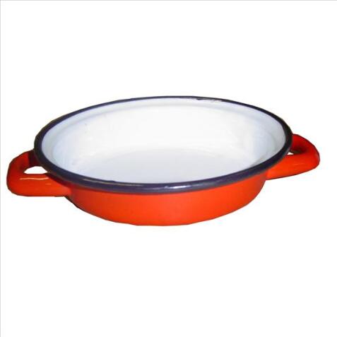 Plat à œuf 18 cm - Rouge d'Antan