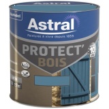 Peinture glycéro bois satin - protect' bois - extérieur - 500 mL - ciel d'o