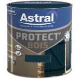 Peinture glycéro bois satin - protect' bois - extérieur - 500 mL - vert bas