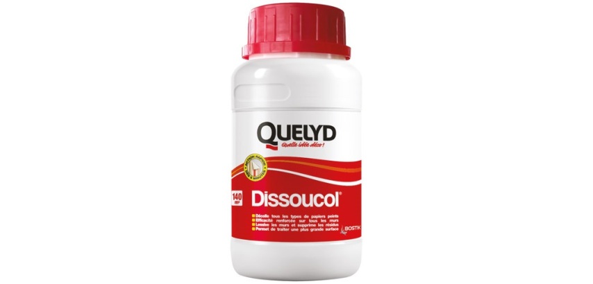 Quelyd dissoucol décolle revêtements muraux flacon 250cc
